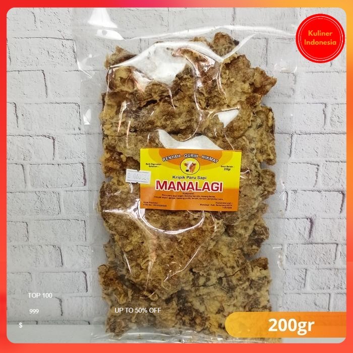 

Keripik Paru Sapi Manalagi Original Salatiga