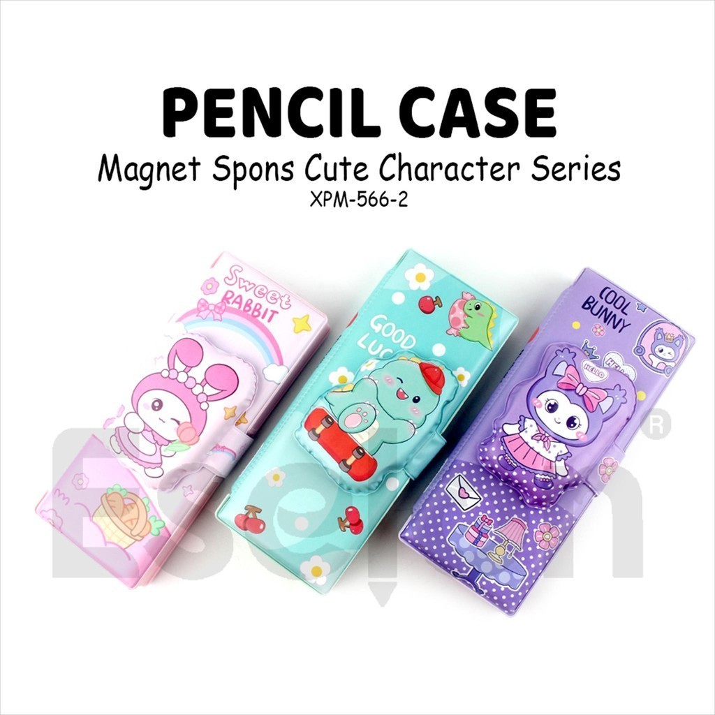 

♚Kotak Pensil Magnet SPONS CLIP Fanci / Tempat Pensil XPM-566-2♚