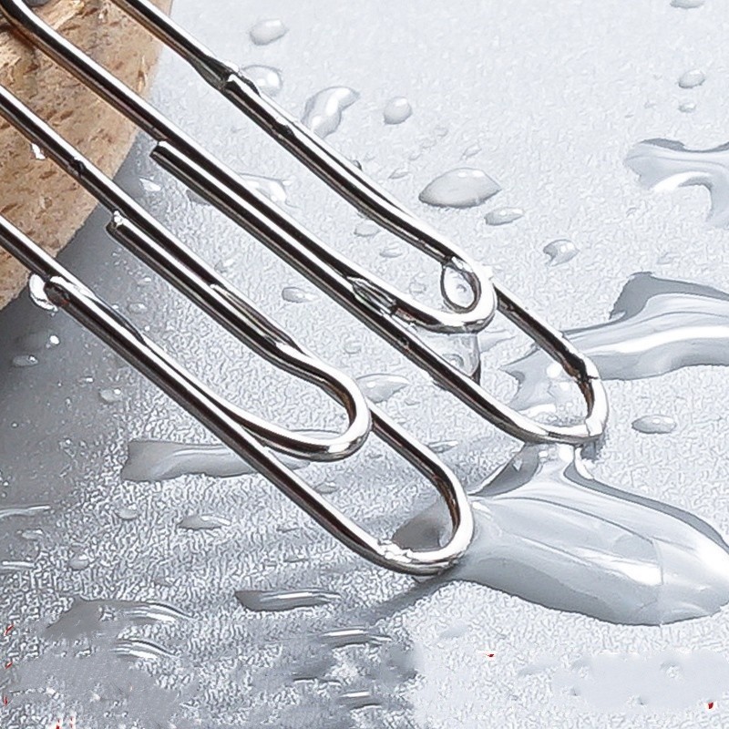 

160 pcs silver paper clips office supplies paper clip large file bookmark paper clip organizer stationery stainless steel