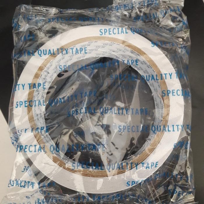 

solasi Double tape dobel tip 1inch 24mm 12yard 1in kertas plastik CARMUDIE