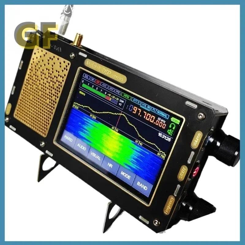 New V3 Malachite Rao Dual Antenna Latest Version 1.10D Malahit-DSP Stereo Portable 3rd Version SDR R