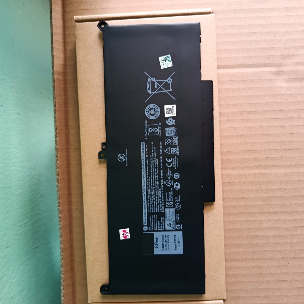 Dell Batre Baterai Laptop Dell Latitude 7280 7290 7380 7390 7480 7490 F3YGT orginal