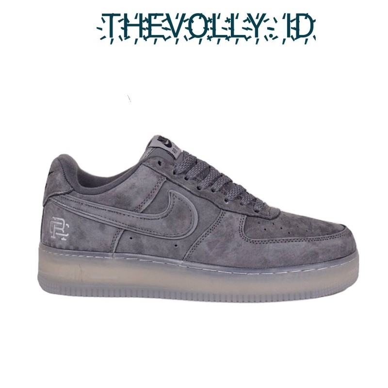 Sepatu Raigning Champ  X Nike Air Force 1 Low  Grey BNIB Original / Sneakers Pria