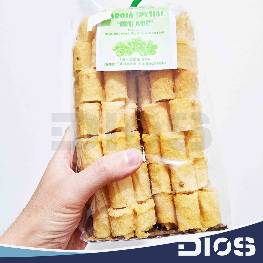 

Kue Kembang Goyang Saroja Spesial Asin Ibu Ade 450gr isi 28 pcs Halal Bandung