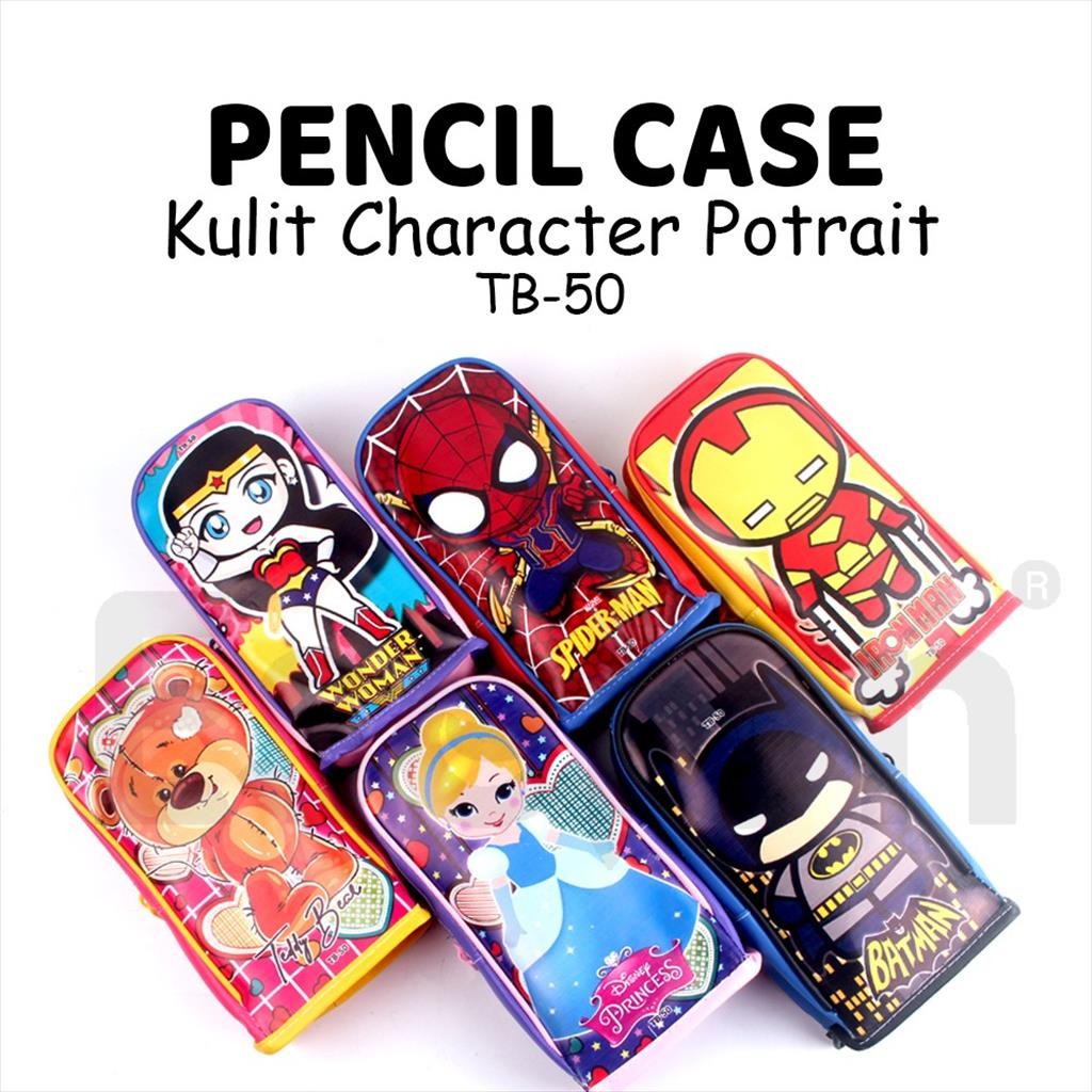 

♚Tempat Pensil Kulit Karakter / Berdiri TB 50 / Kotak pensil fancy♚