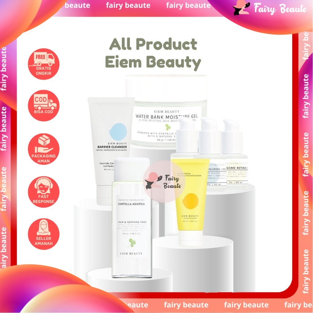 EIEM BEAUTY SERUM EIEM MOISTURIZER Eiem Beauty Serum Brightening Serum Hydration Serum Baby Face Acn
