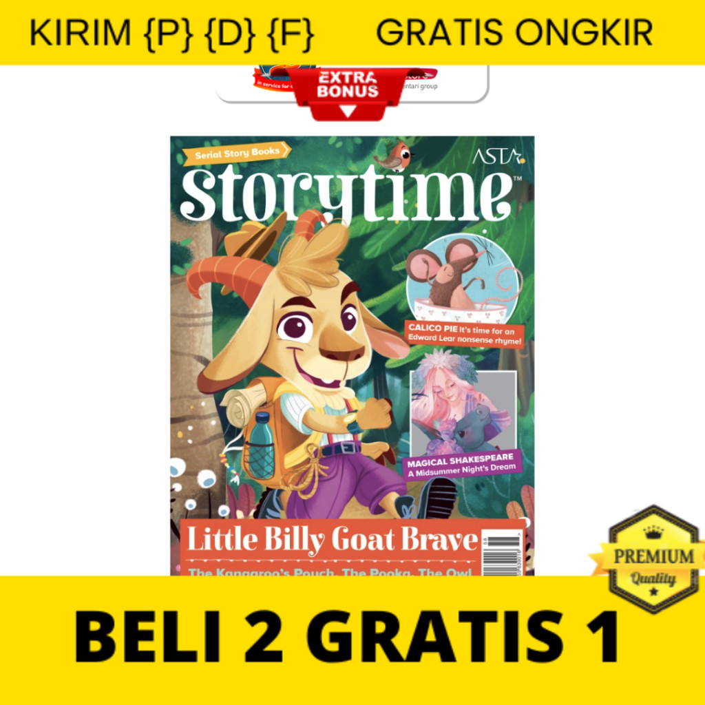 

{P} {D} {F} Little Billy Goat Brave | ASTA Storytime Series | Buku Cerita Bahasa Inggris