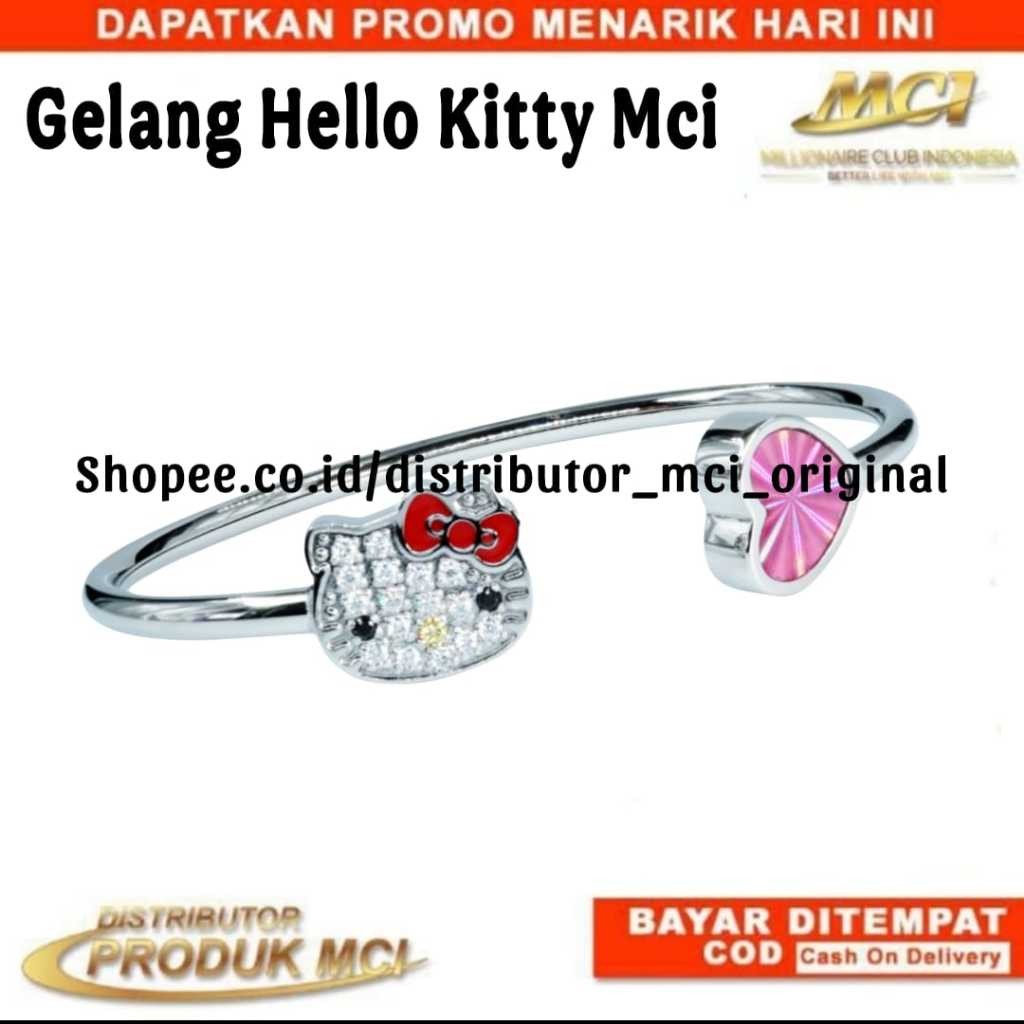 GEL;ANG HELLO KITY MCI GELANG MCI GELANG KESEHATAN ANAK DAN WANITA DEWASA GE;LANG ANTI RADIASI