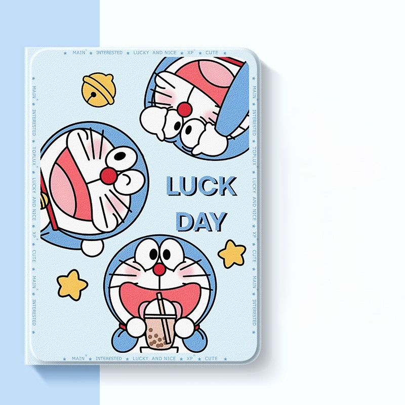 Doraemon Case tablet Samsung A8 10.5 inch A9 8.7 inch A9+ 11 inch S6 Lite 10.4 inch S9/S9 FE 11 inch