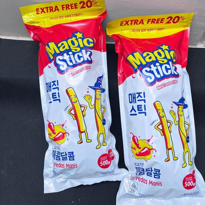 

CIKI MAGIC STICK 500+100 GR – SNACK VIRAL PEDAS MANIS GURIH ENAK! - sapi pedas manis