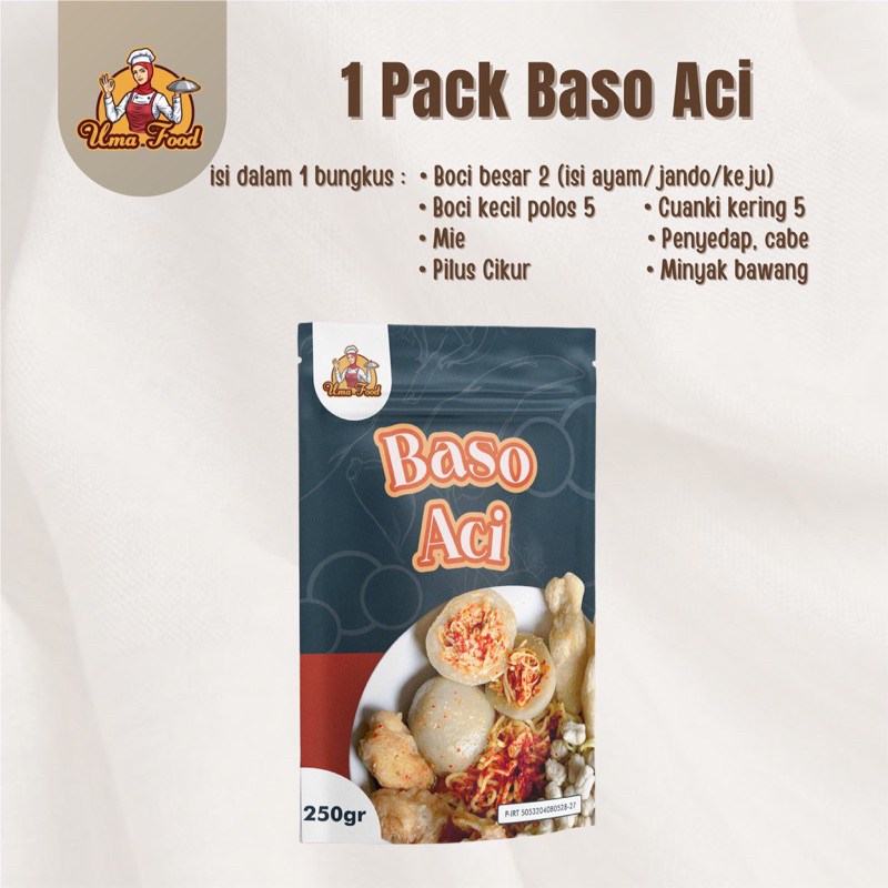 

1 PACK BASO ACI KOMPLIT ISI AYAM SUIR PEDAS / BASO ACI JANDO PEDAS / BASO ACI KEJU MAFOOD BANDUNG