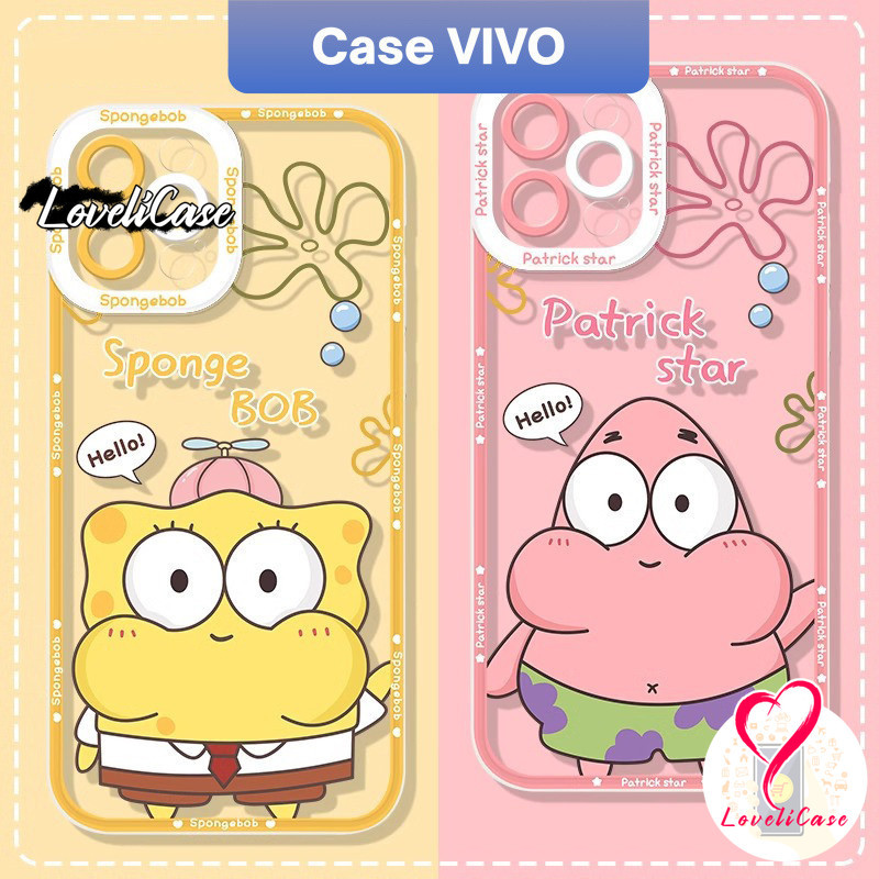 Case Vivo Spongebob and Patrick Vivo Y17 Y12 Y20 Y12i Y35 Y22 Y11 Y15 Y12s Y15s Y36 Y16 Protective S