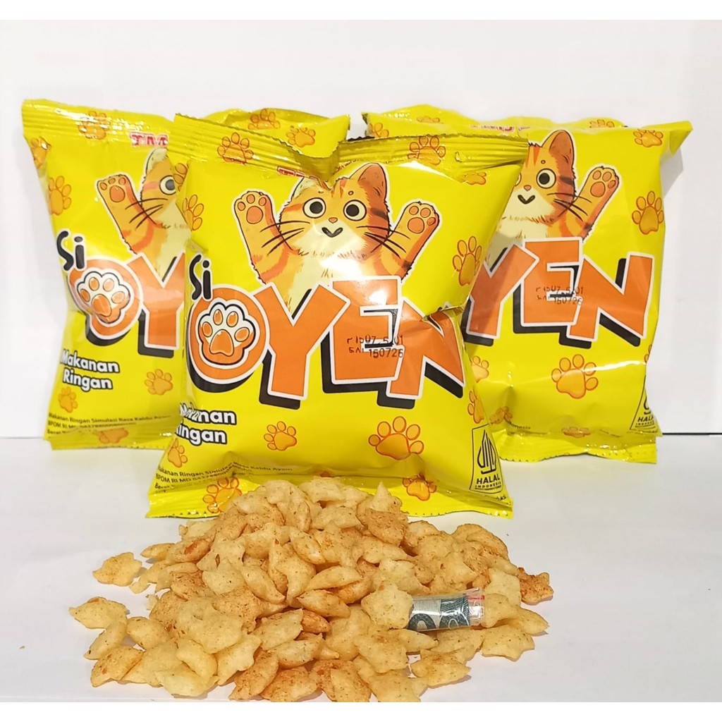 

TMJ si Oyyen Snack rasa ayam bawang 1rtg isi 10pcs "BERHADIAH MAINAN