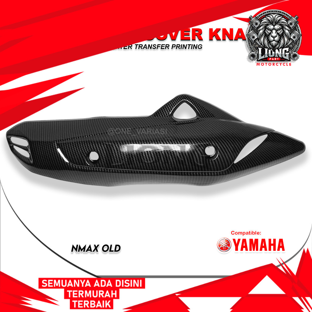 LIONGPART - COVER KNALPOT CARBON NMAX OLD / TUTUP TAMENG PELINGDUNG KNALPOT NMAX OLD CARBON KARBON