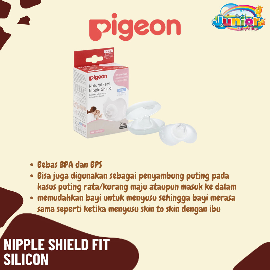 Pigeon Nipple Shield Fit Silicon - Pelinding Payudara