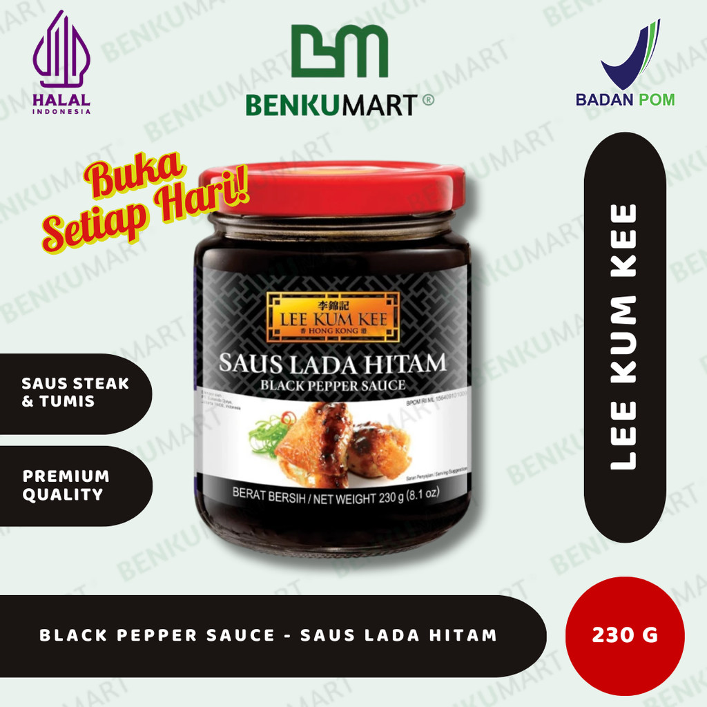 

Lee Kum Kee Black Pepper Sauce (230g) | Saus Lada Hitam (230 gr)