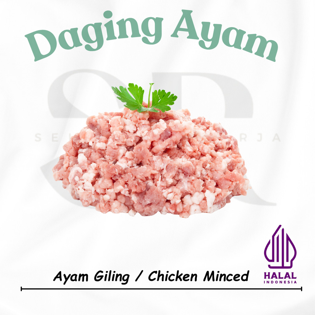 

Giling Ayam Full Paha - Leg Chicken Mince 500gr
