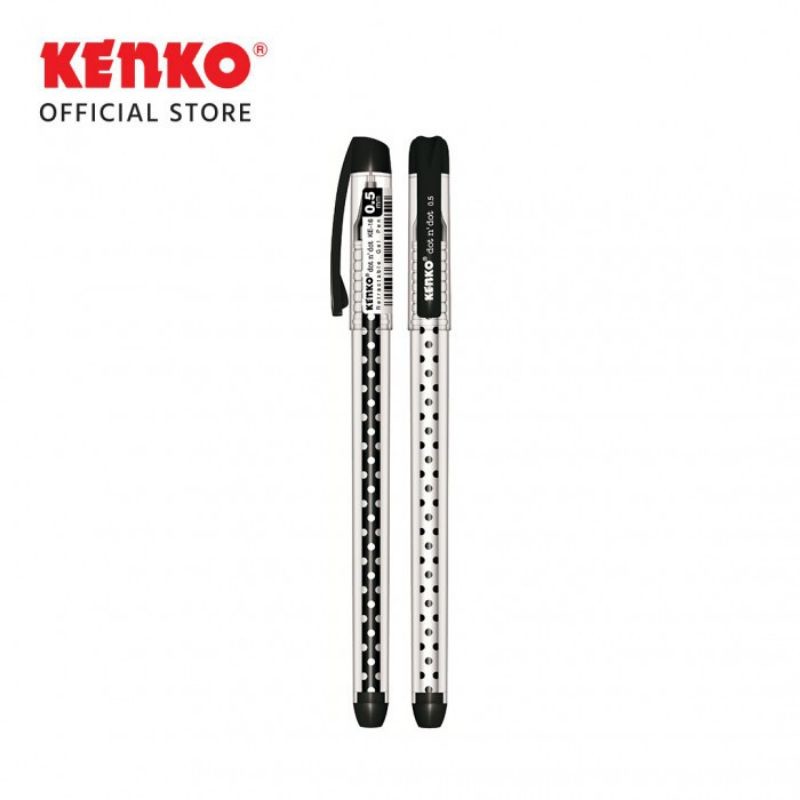 

Pulpen gel kenko KE-16 Dot n' Dot 0.5mm ( 1pak/12pcs )