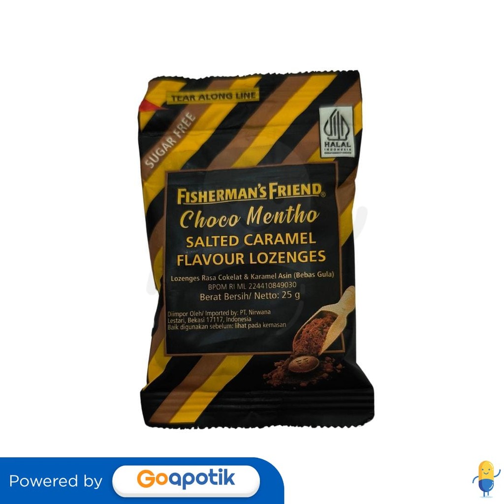 

Fisherman'S Friend Choco Mentho Salted Caramel Lozenges 25 Gram Sachet