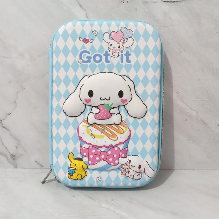 

Kotak Tempat Pensil Lucu Motif Sanrio / Pencil Pen Case Cinamoroll, Kuromi, Melody - Kuromi