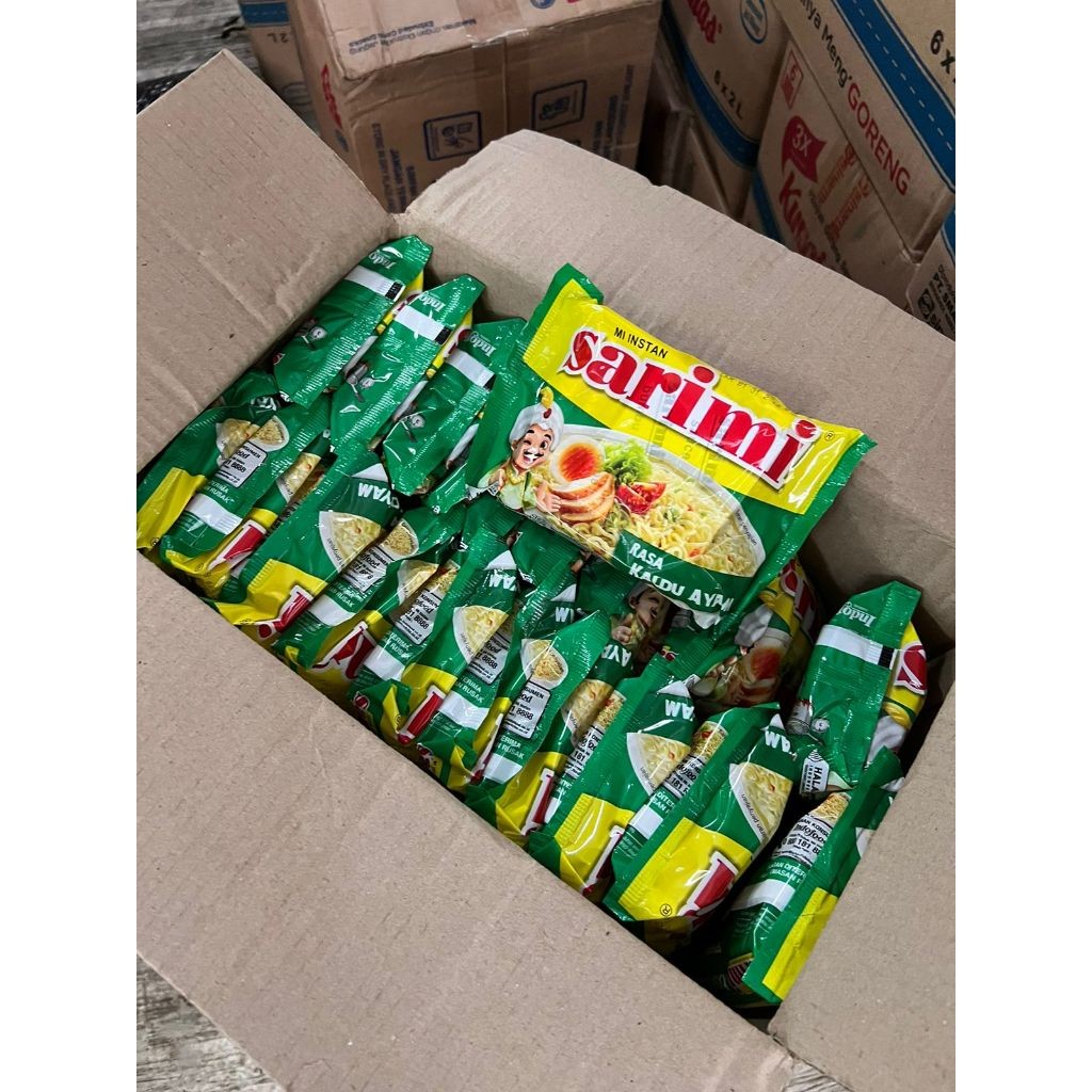 

Mie Instan Sarimi Kuah Kaldu Ayam 1 Dus Isi 40