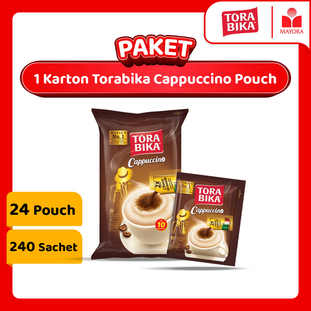 

Paket 1 Karton Kopi Torabika Cappuccino Pouch