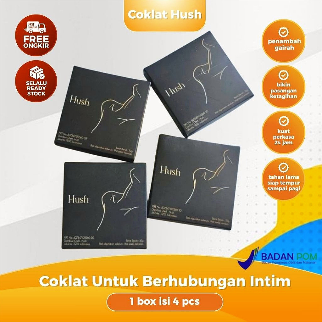 

PROMO TERBATAS! Hush Chocolate Pria & Wanita Coklat Prima Original 32g