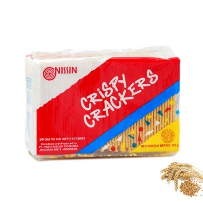 

Nissin Crispy Crackers 250gr Rasa Manis Praktis