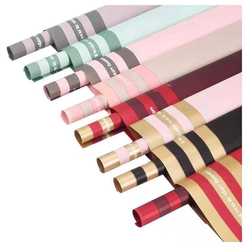 

Ivy Paper - Flower Wrapping Gold Line Double Frame Hand Bouquet Satuan KB6056