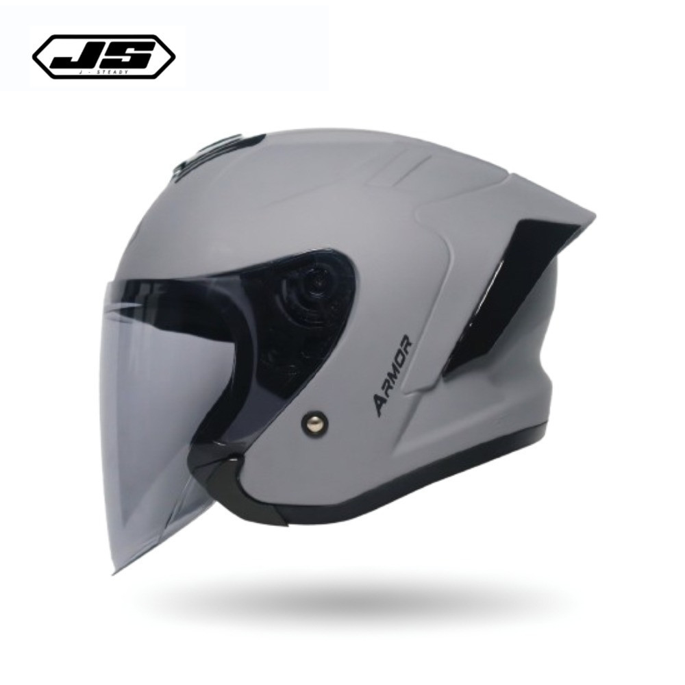 Helm Ori JS Armor Gorila Dof - Half Face Helmet - Helm Pria Keren Paket Ganteng sudah SNI