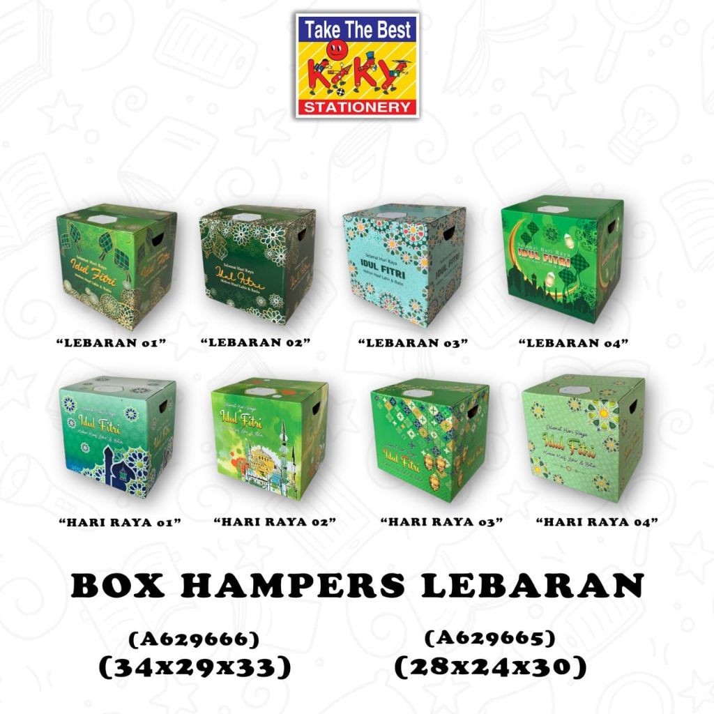 

NAT - BOX HAMPERS LEBARAN UKURAN 34X29X33 PER PCS