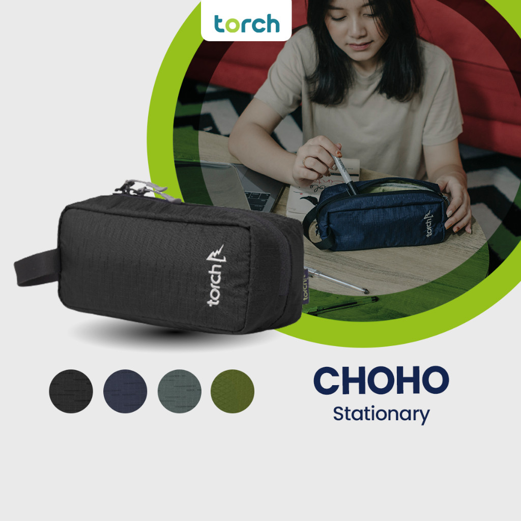 

TORCH Choho Pouch Alat Tulis Perlengkapan Sekolah Kosmetik Tempat Pensil Souvenir Anti Air - Packing Organizer Pouch Stationery Pack
