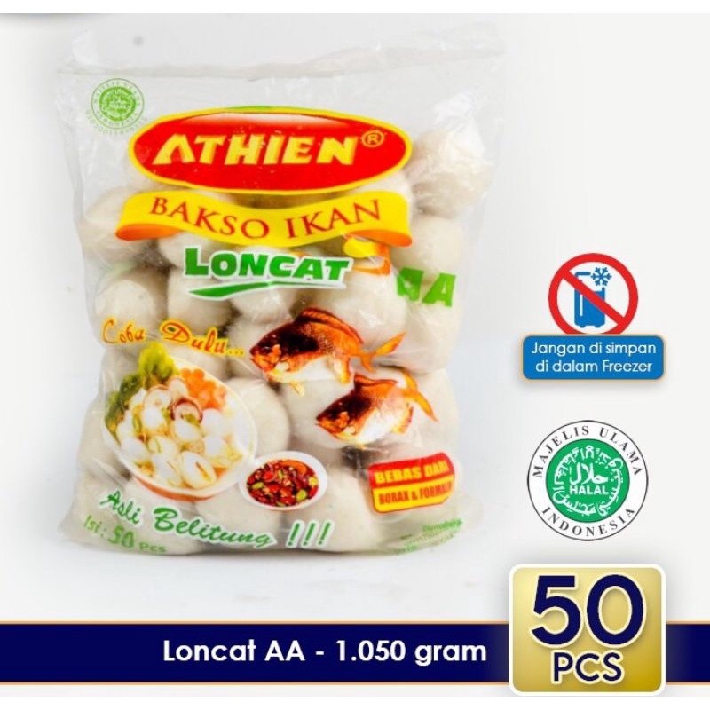 

Athien Bakso Ikan Loncat AA Premium isi 50 enak dan murah
