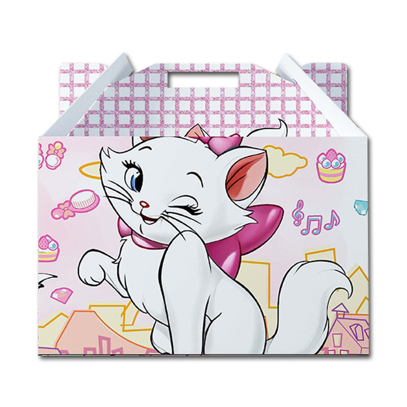 

MINISO The Aristocats Party Favors Birthday Party Decorations Marie Cat Paper DIY Gift Bags Candy Box Baby Shower Kids Supplies
