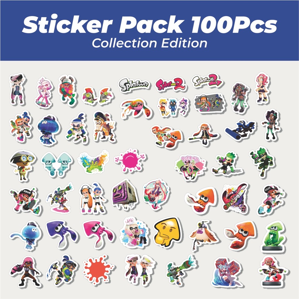 

Hot Stiker Game Series Splatoon Karakter Mix 3 Lucu Anti Air Stikers Berperekat Waterproof Sticker Decal Buat Motor Helm Buku Journal Koper Casing HP Laptop Botol Minum
