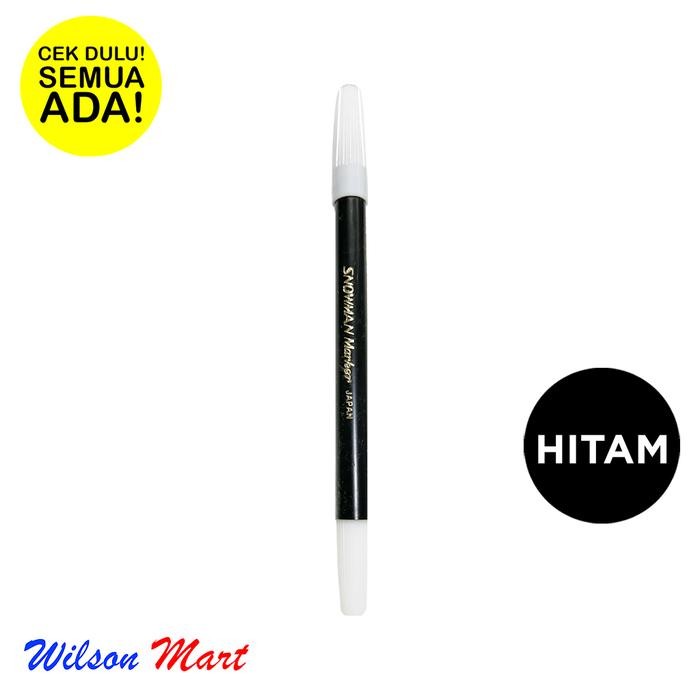 

TERLARIS! SNOWMAN MARKER 1 PC WARNA HITAM SPIDOL KECIL