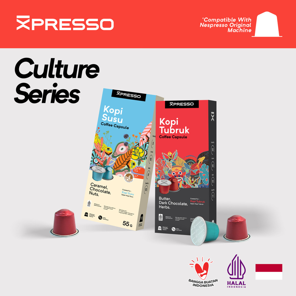

XPRESSO Kopi Kapsul Series Coffee Capsules Pods Nespresso