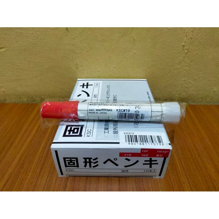 

SPIDOL Penanda Besi PERMANEN Sakura Solid Marker SPIDOL Sakura Besi - Merah