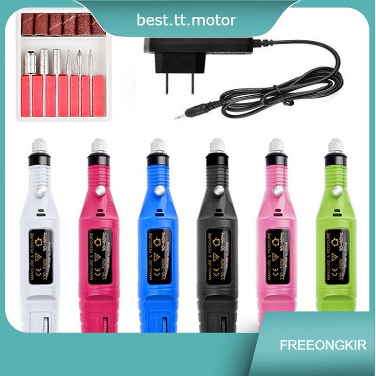 Bor Kecil / Drill Nail Art / Bor Mini / Bor Kecil / Nail Drill / Alat Porting / Kikir Gigi Listrik /