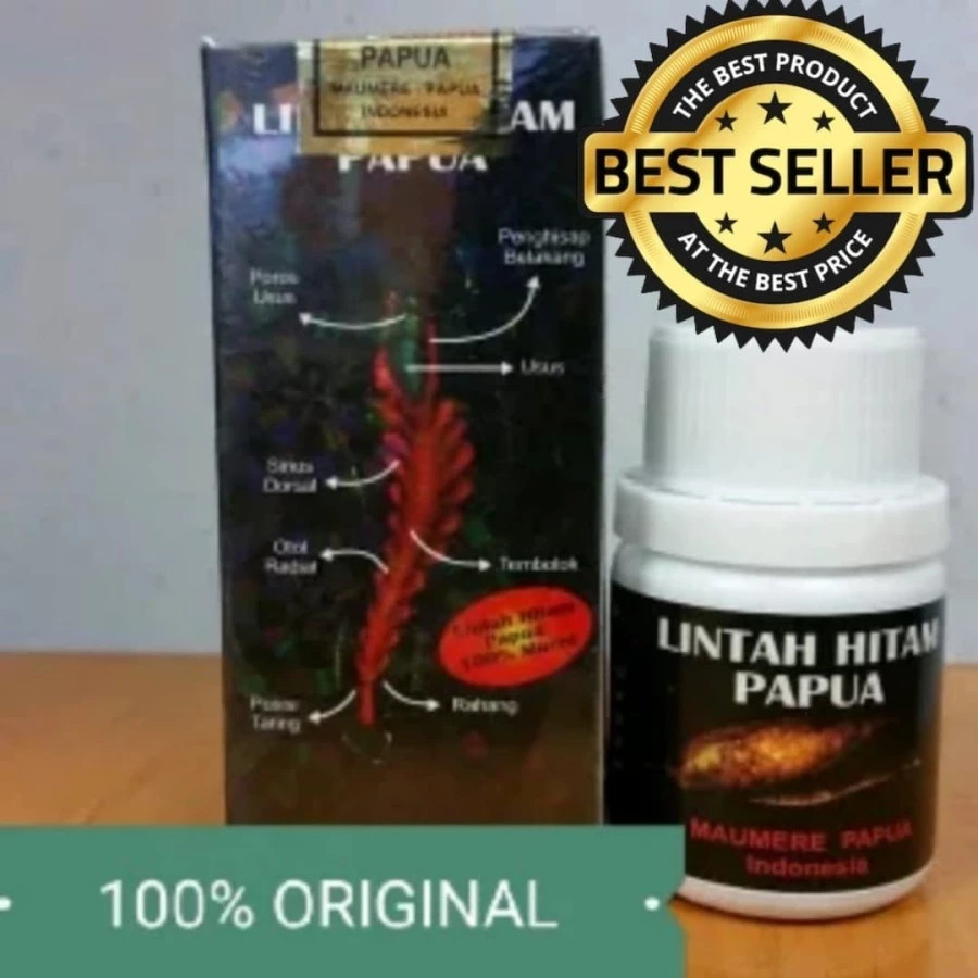 Minyak Lintah Hitam Asli Papua Gold Original 60ml - Obat Herbal Oles By Wantong. id
