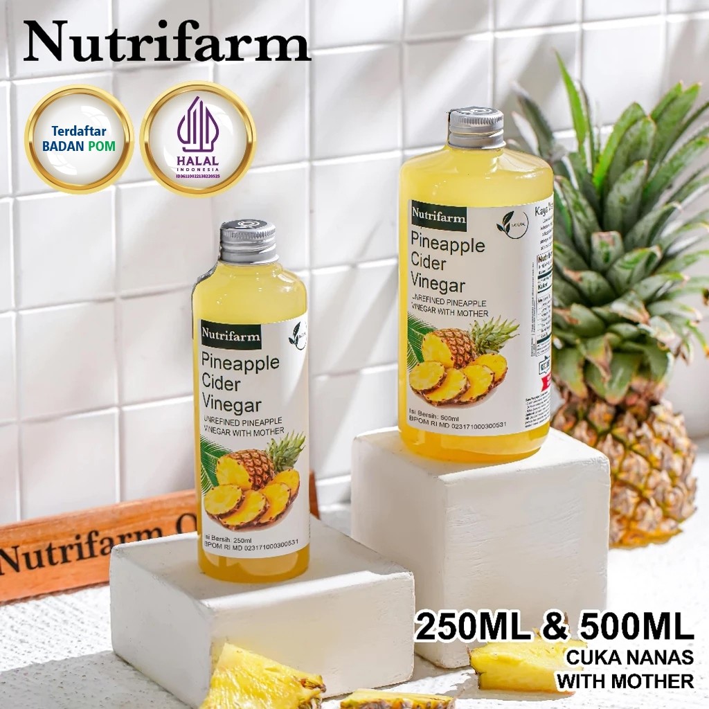 

Nutrifarm Cuka Nanas 250 ml 500 ml 1kg With Mother