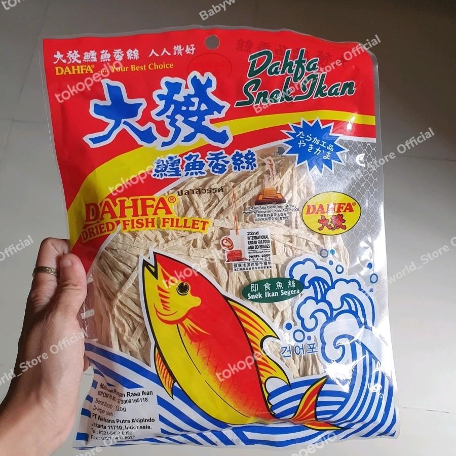 

Dahfa Dried Fish Fillet Snack Ikan 120gr / 50gr