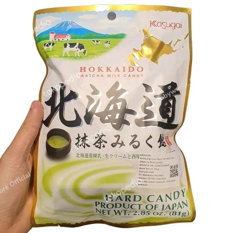 

Kasugai Hokkaido Matcha Milk Candy Permen Import Jepang 81gr