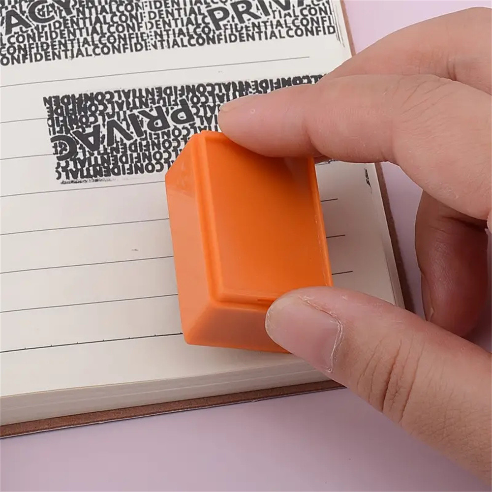 

2pcs Ultimate Privacy Shield Confidentiality Stamp - High-Security Smudge-Proof Design for Document Sealing Keep Information