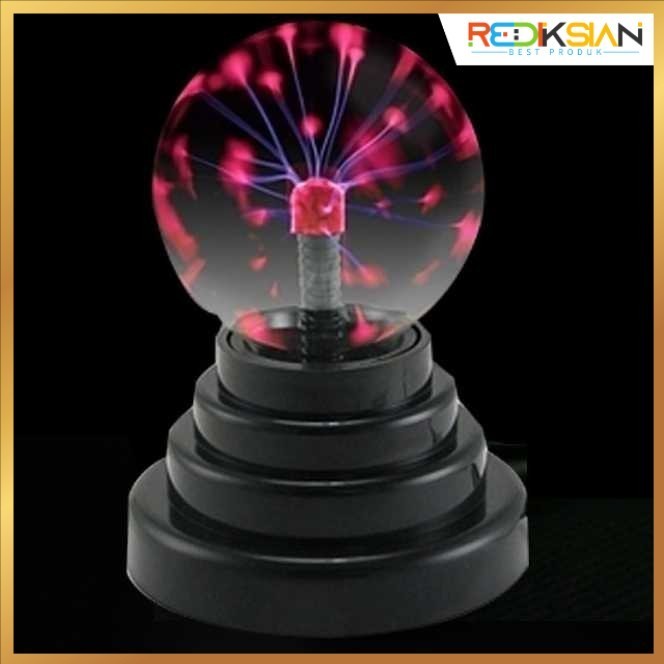 Pajangan Lampu Bola Kristal Cahaya Plasma| Dekorasi Meja Lampu Bola Kristal Cahaya