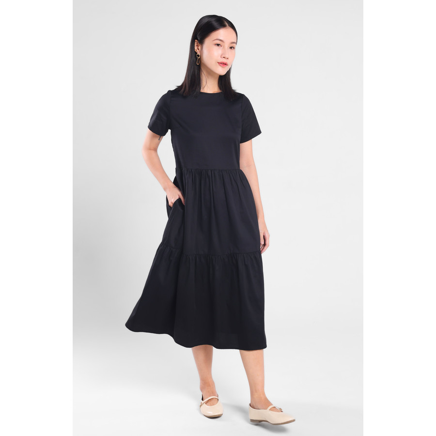 Minimal - Marizza - Dress A Line - Black