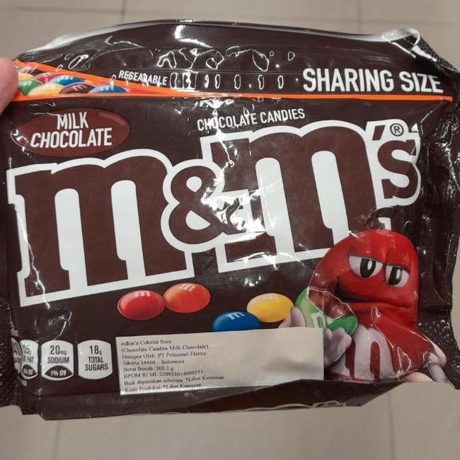 

M&M's Chocolate Candies Sharing Size Rasa Milk Chocolate Import