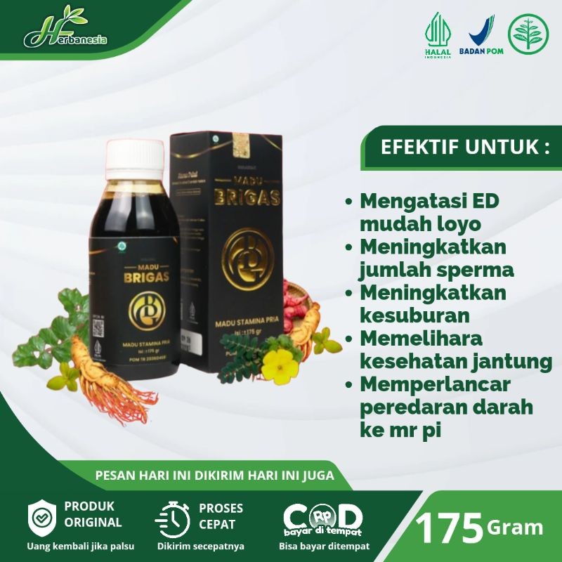 Madu Brigas Original Madu Stamina Herbal Alami Organic
