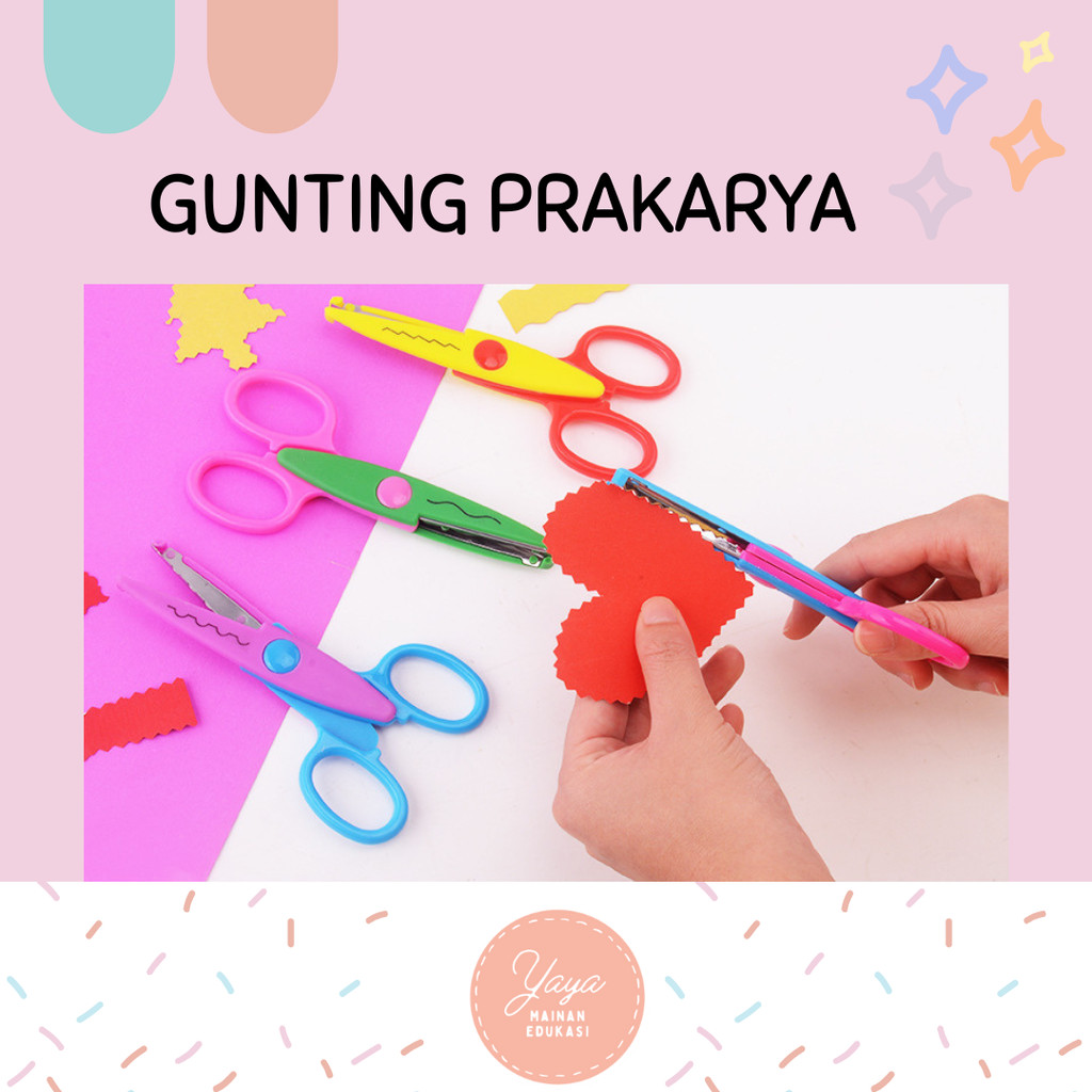 

Gunting Prakarya Art Craft Scissors gunting craft gunting zigzag gelombang