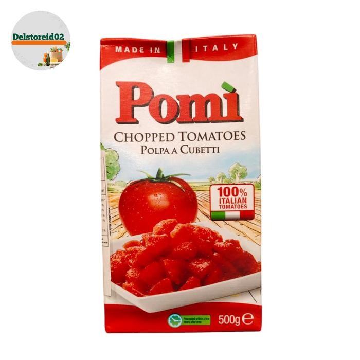 

Pomi chopped tomatoes (potongan tomat) 500 gram